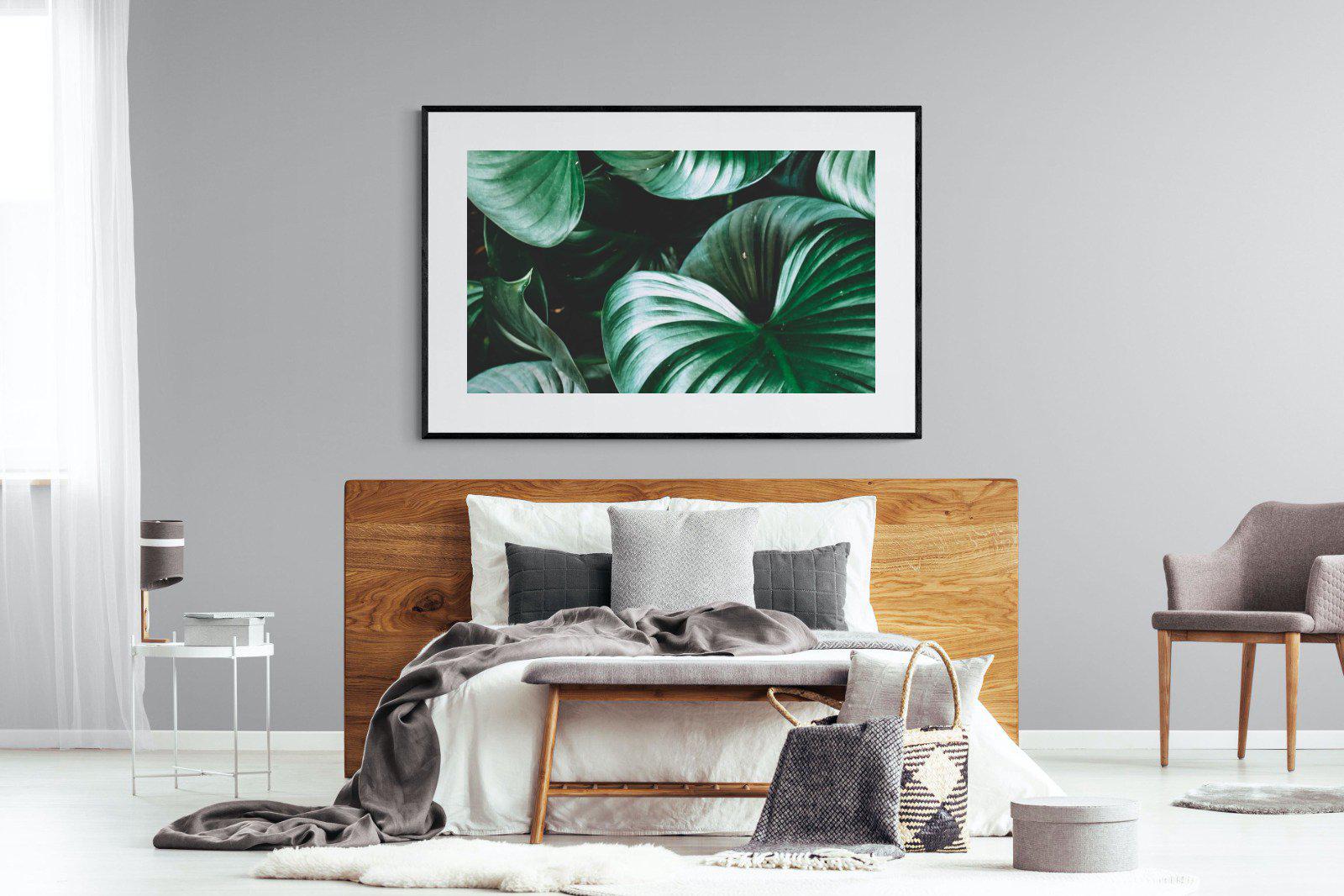 Jungle-Wall_Art-150 x 100cm-Framed Print-Black-Pixalot