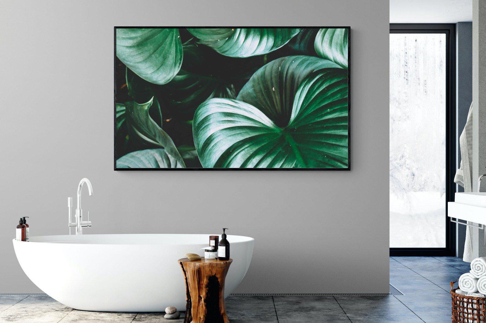 Jungle-Wall_Art-180 x 110cm-Mounted Canvas-Black-Pixalot