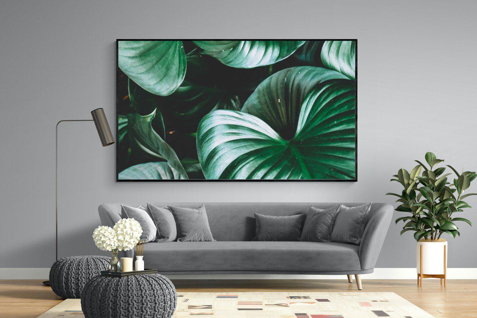 Jungle-Wall_Art-220 x 130cm-Mounted Canvas-Black-Pixalot