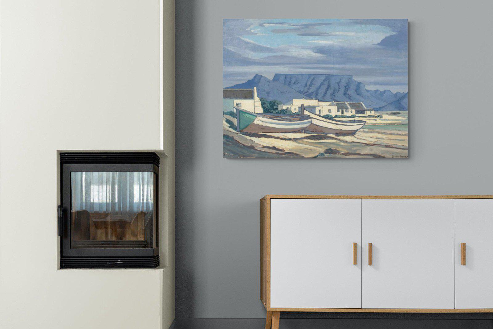 Kaap Bloubergstrand-Wall_Art-100 x 75cm-Mounted Canvas-No Frame-Pixalot
