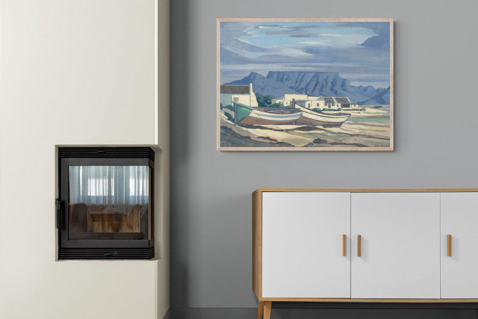 Kaap Bloubergstrand-Wall_Art-100 x 75cm-Mounted Canvas-Wood-Pixalot