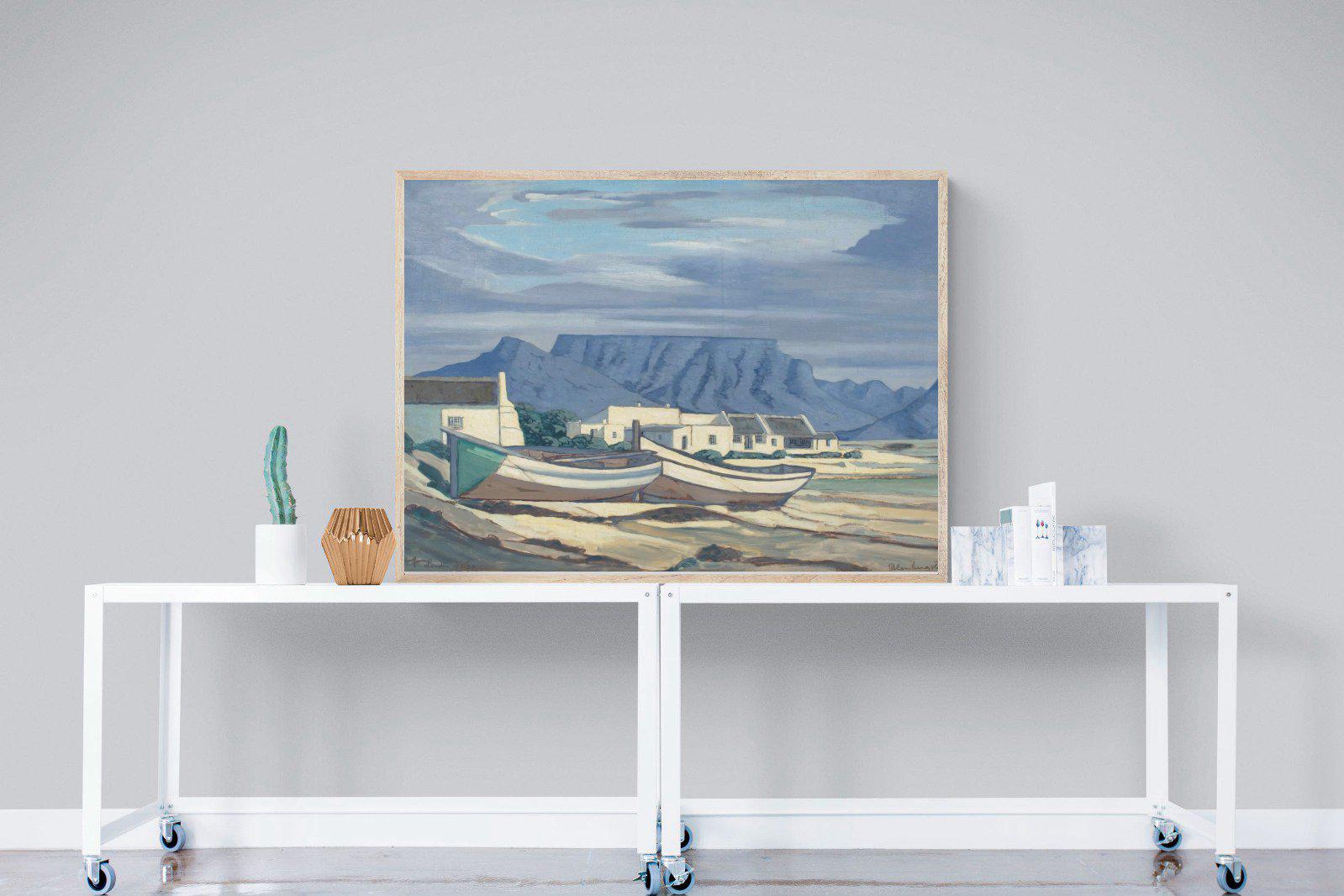Kaap Bloubergstrand-Wall_Art-120 x 90cm-Mounted Canvas-Wood-Pixalot
