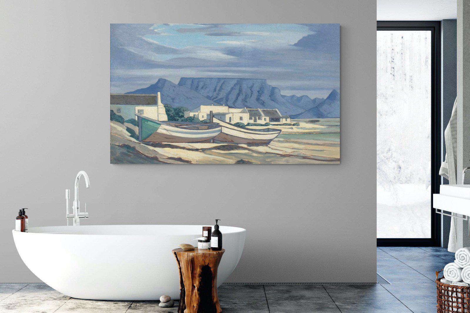 Kaap Bloubergstrand-Wall_Art-180 x 110cm-Mounted Canvas-No Frame-Pixalot