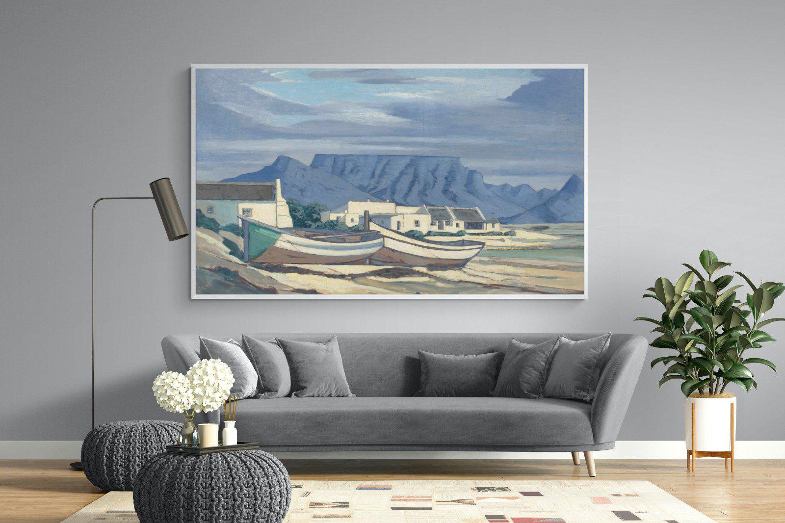 Kaap Bloubergstrand-Wall_Art-220 x 130cm-Mounted Canvas-White-Pixalot
