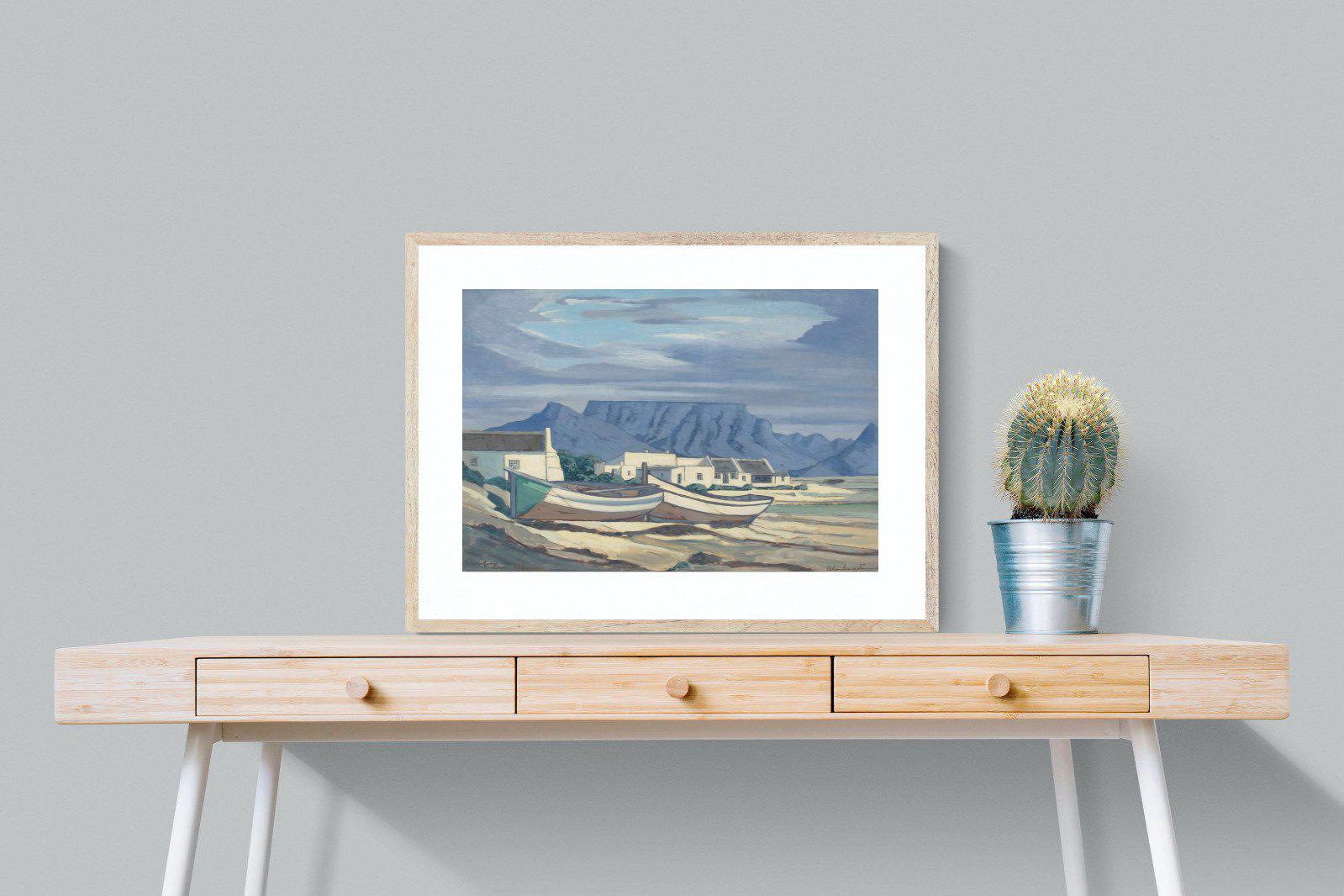 Kaap Bloubergstrand-Wall_Art-80 x 60cm-Framed Print-Wood-Pixalot