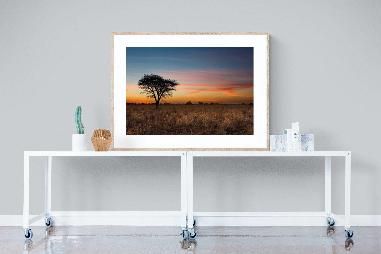 Kalahari-Wall_Art-120 x 90cm-Framed Print-Wood-Pixalot