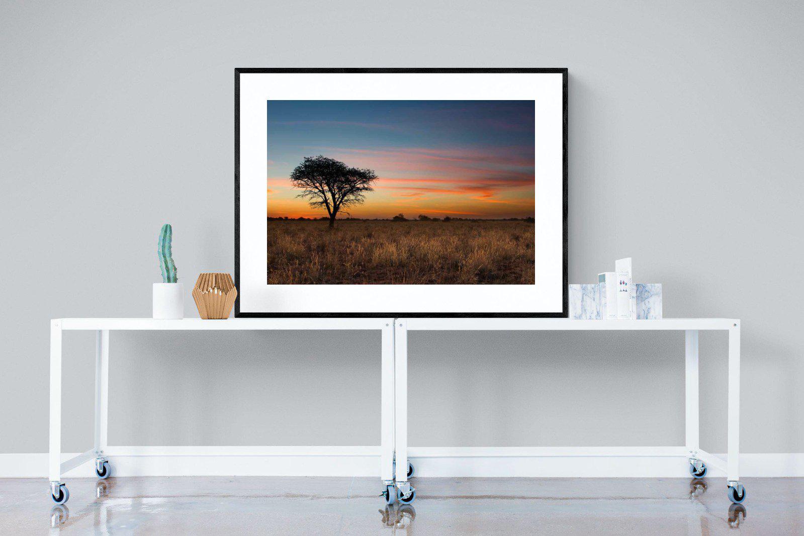 Kalahari-Wall_Art-120 x 90cm-Framed Print-Black-Pixalot