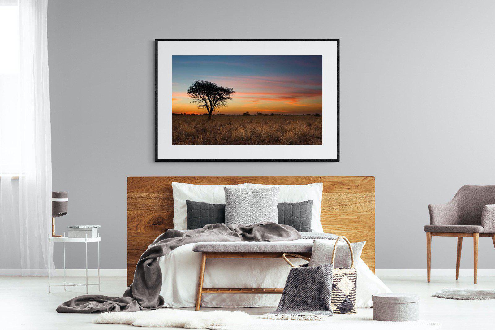 Kalahari-Wall_Art-150 x 100cm-Framed Print-Black-Pixalot