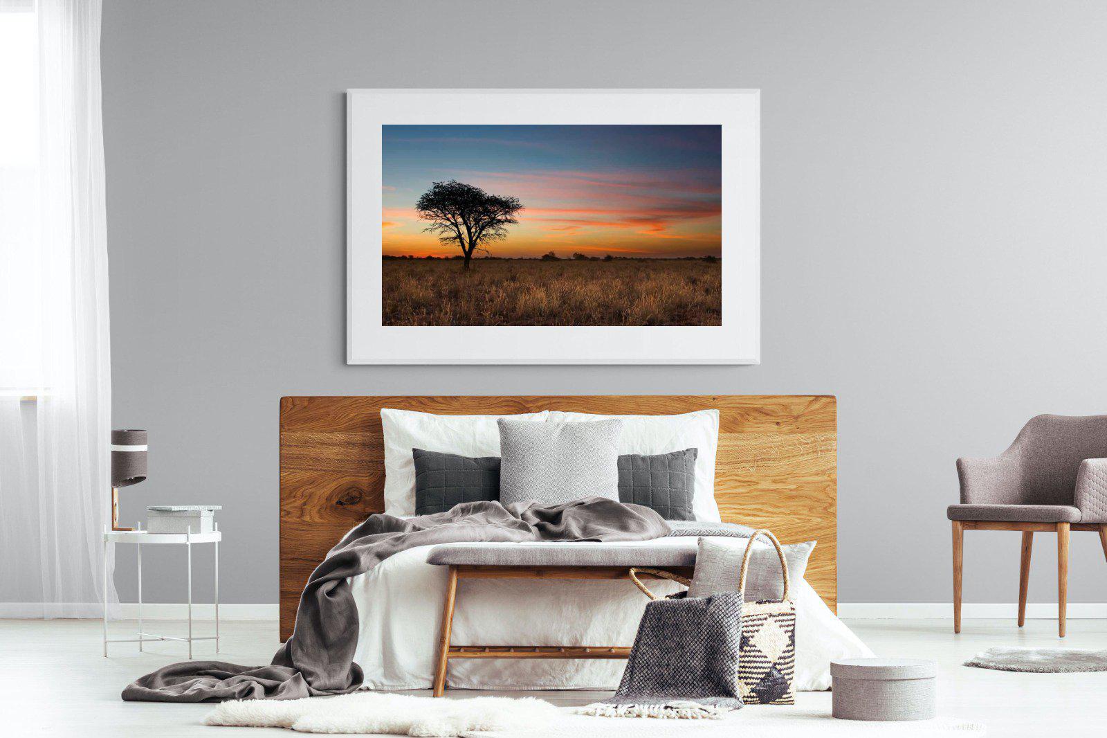 Kalahari-Wall_Art-150 x 100cm-Framed Print-White-Pixalot