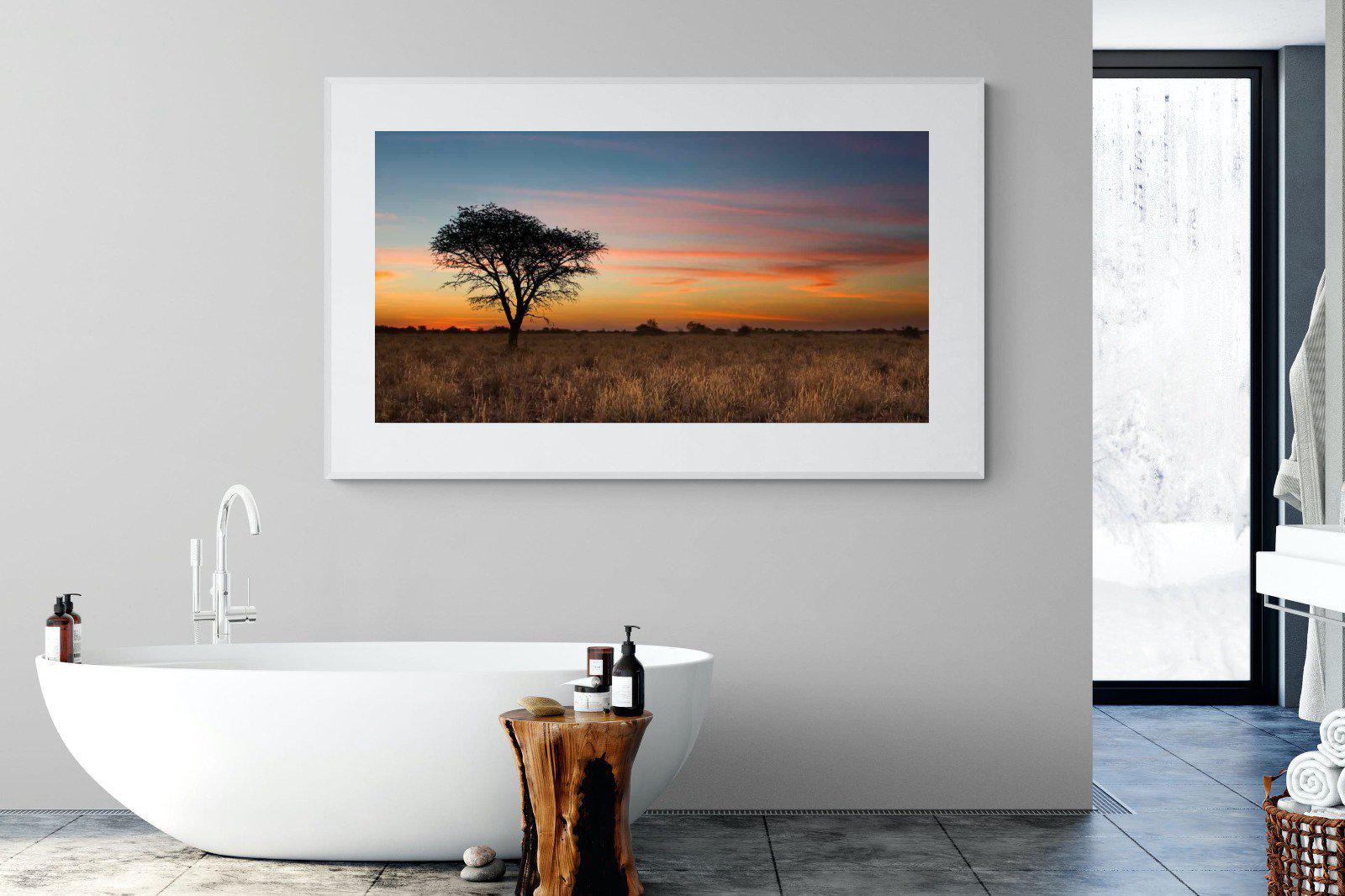 Kalahari-Wall_Art-180 x 110cm-Framed Print-White-Pixalot