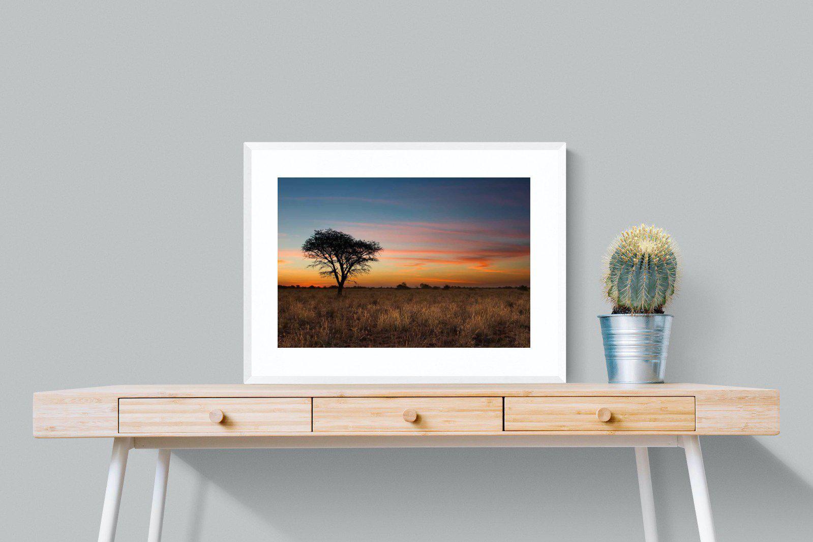 Kalahari-Wall_Art-80 x 60cm-Framed Print-White-Pixalot