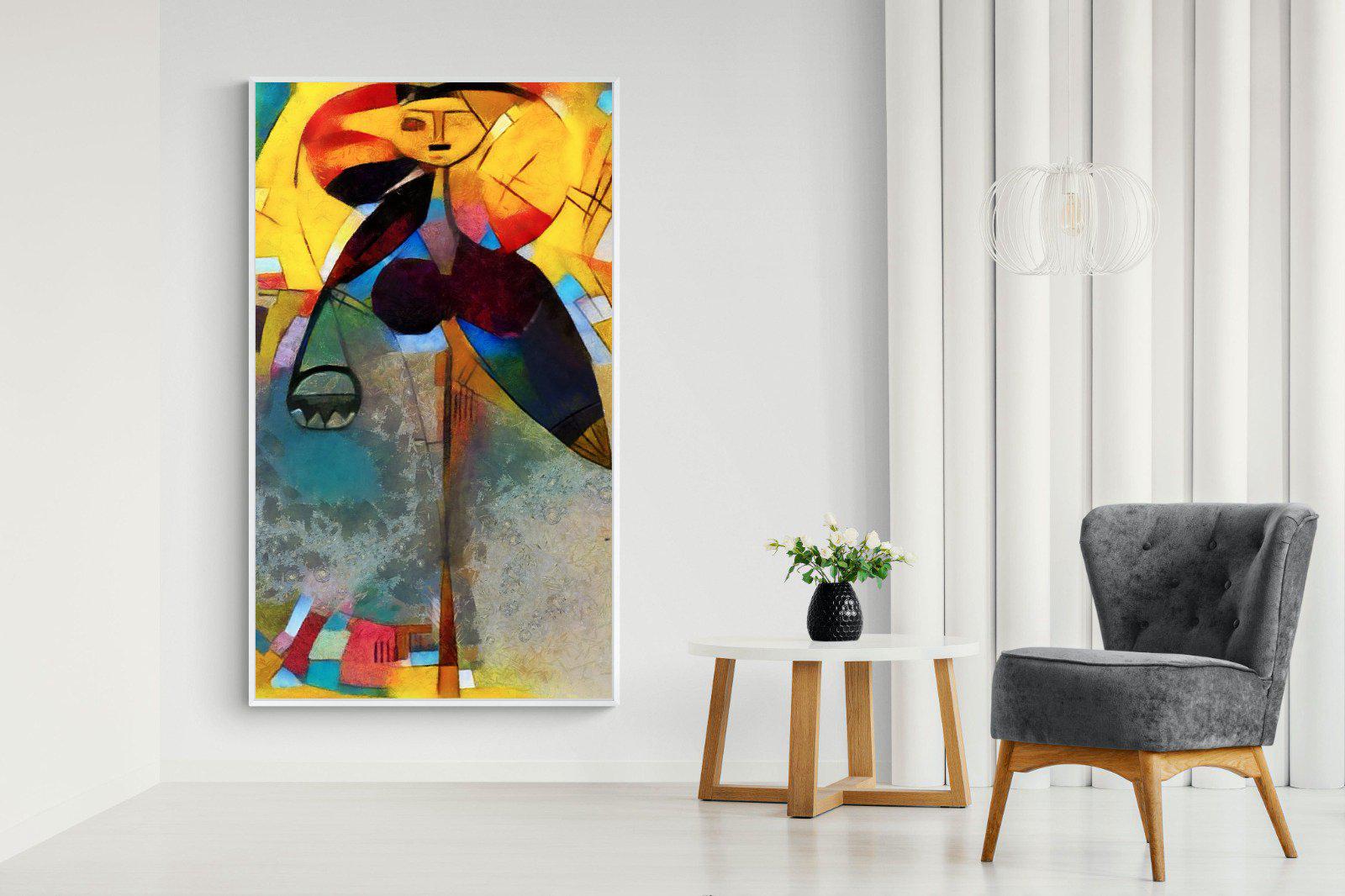 Kandinsky-Wall_Art-130 x 220cm-Mounted Canvas-White-Pixalot