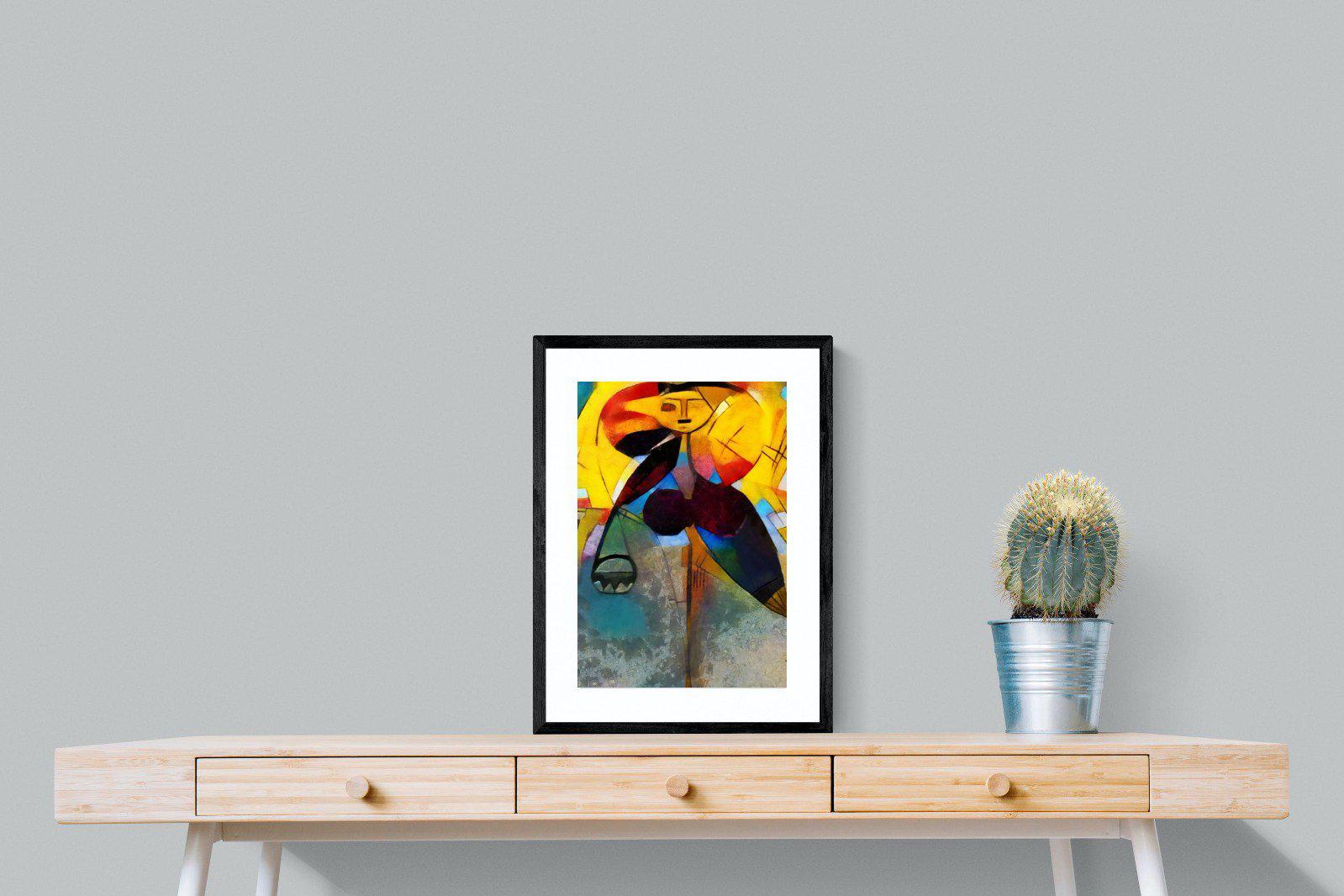Kandinsky-Wall_Art-45 x 60cm-Framed Print-Black-Pixalot