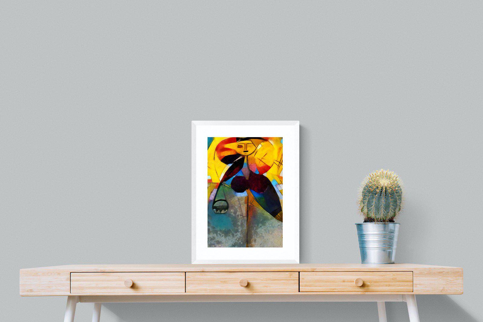 Kandinsky-Wall_Art-45 x 60cm-Framed Print-White-Pixalot