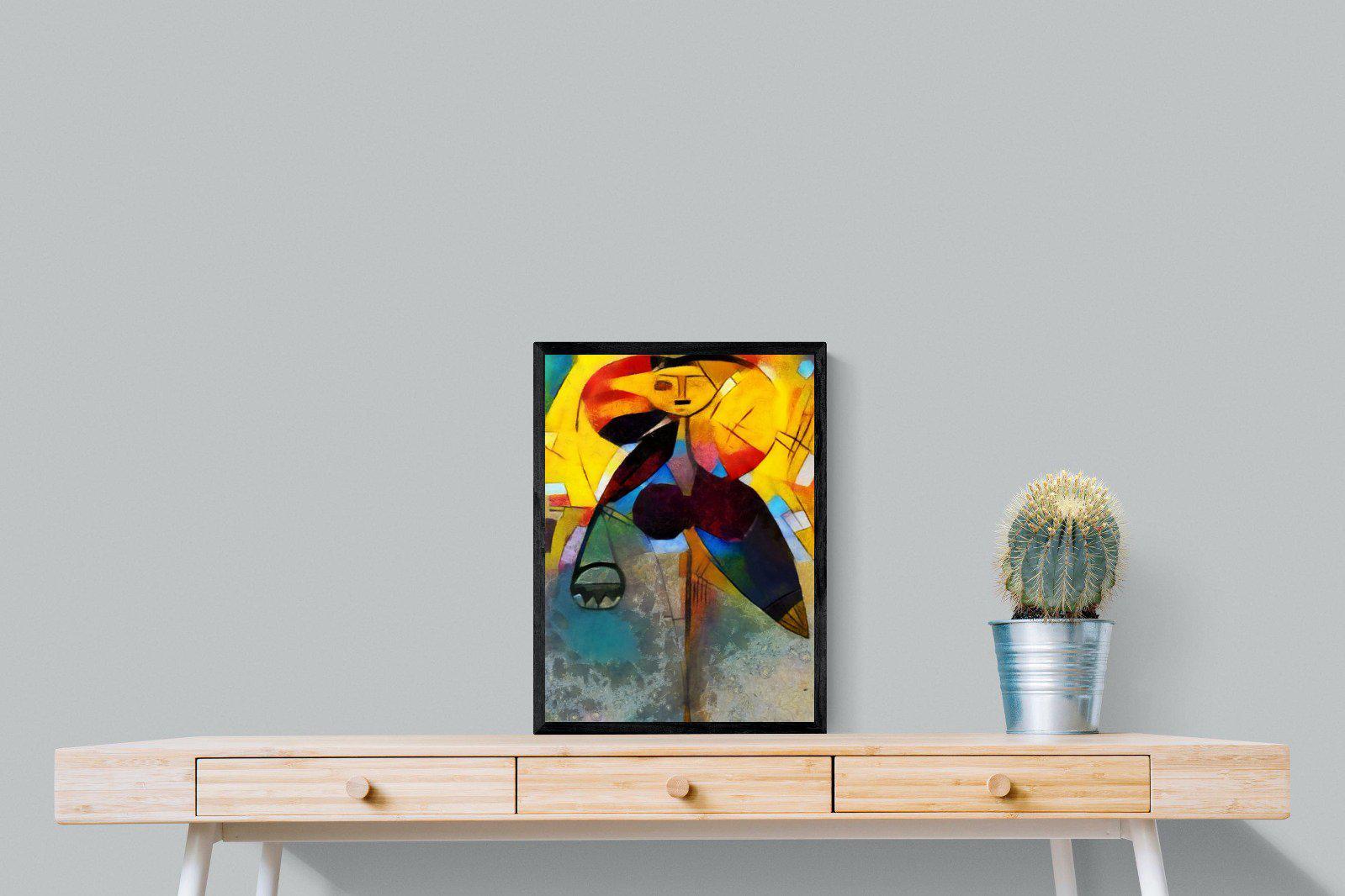 Kandinsky-Wall_Art-45 x 60cm-Mounted Canvas-Black-Pixalot