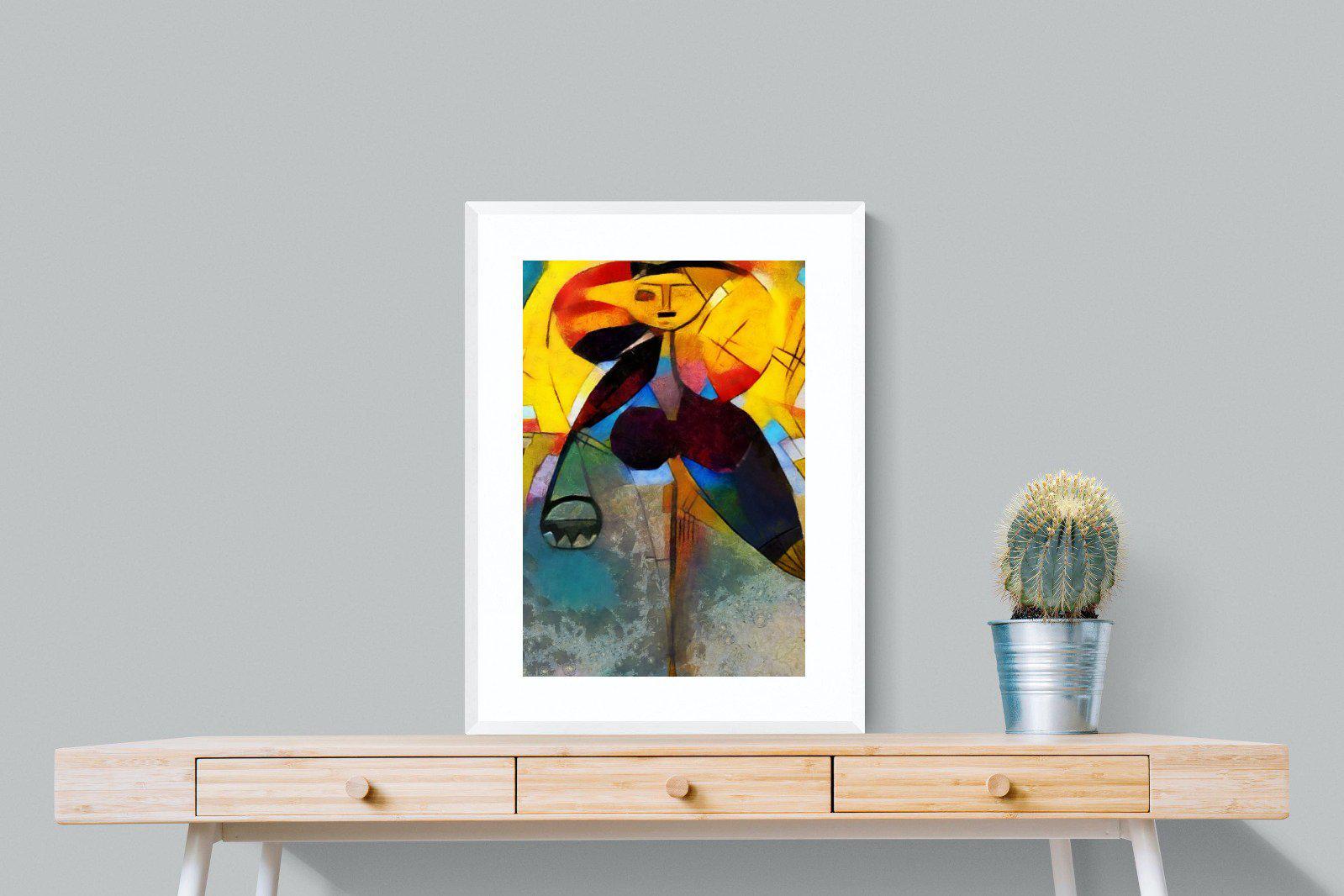 Kandinsky-Wall_Art-60 x 80cm-Framed Print-White-Pixalot