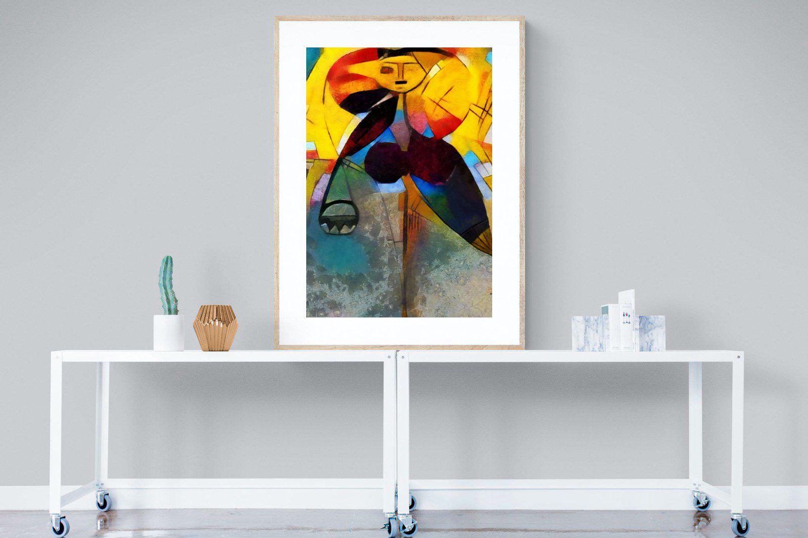 Kandinsky-Wall_Art-90 x 120cm-Framed Print-Wood-Pixalot