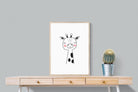 Kid's Giraffe-Wall_Art-60 x 80cm-Mounted Canvas-Wood-Pixalot