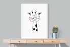 Kid's Giraffe-Wall_Art-75 x 100cm-Mounted Canvas-No Frame-Pixalot