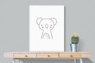 Kid's Koala-Wall_Art-75 x 100cm-Mounted Canvas-White-Pixalot