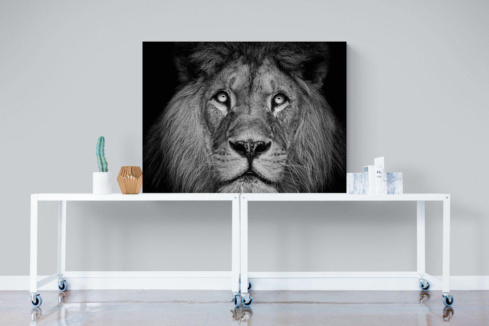 King of the Jungle-Wall_Art-120 x 90cm-Mounted Canvas-No Frame-Pixalot