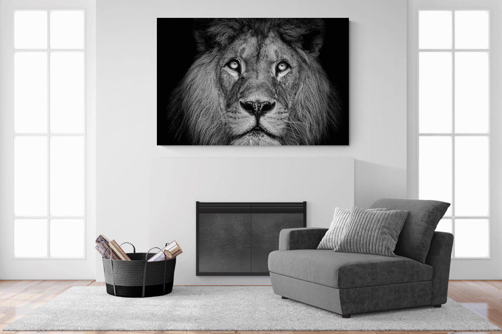 King of the Jungle-Wall_Art-150 x 100cm-Mounted Canvas-No Frame-Pixalot