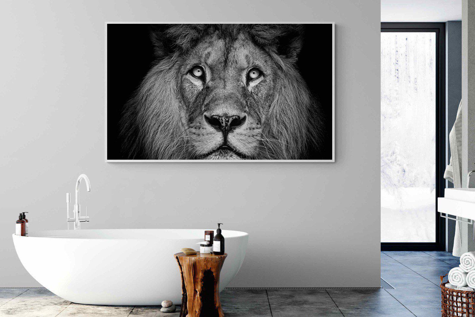 King of the Jungle-Wall_Art-180 x 110cm-Mounted Canvas-White-Pixalot