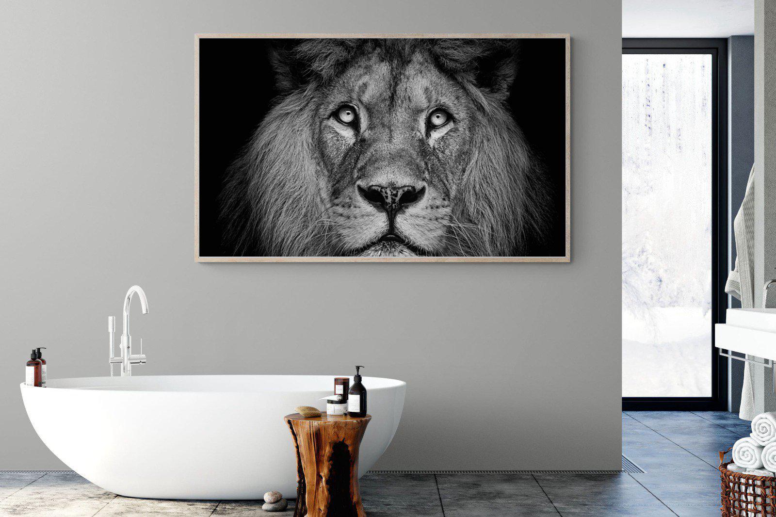 King of the Jungle-Wall_Art-180 x 110cm-Mounted Canvas-Wood-Pixalot