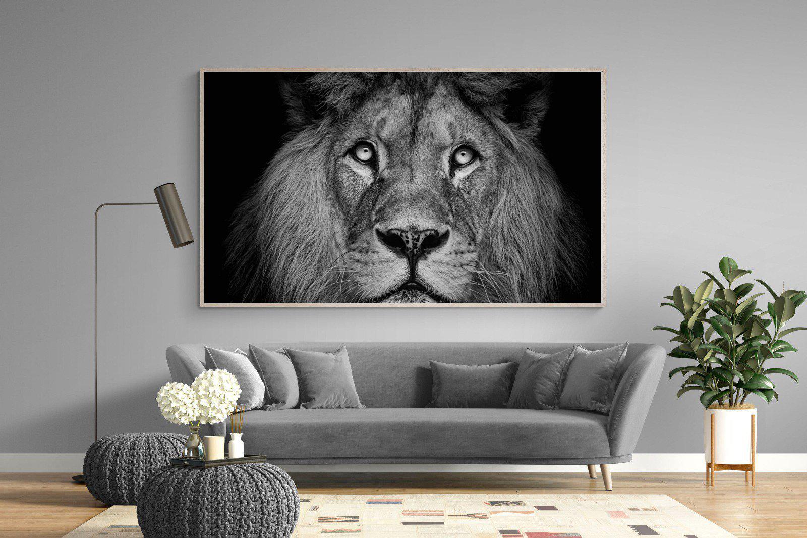 King of the Jungle-Wall_Art-220 x 130cm-Mounted Canvas-Wood-Pixalot