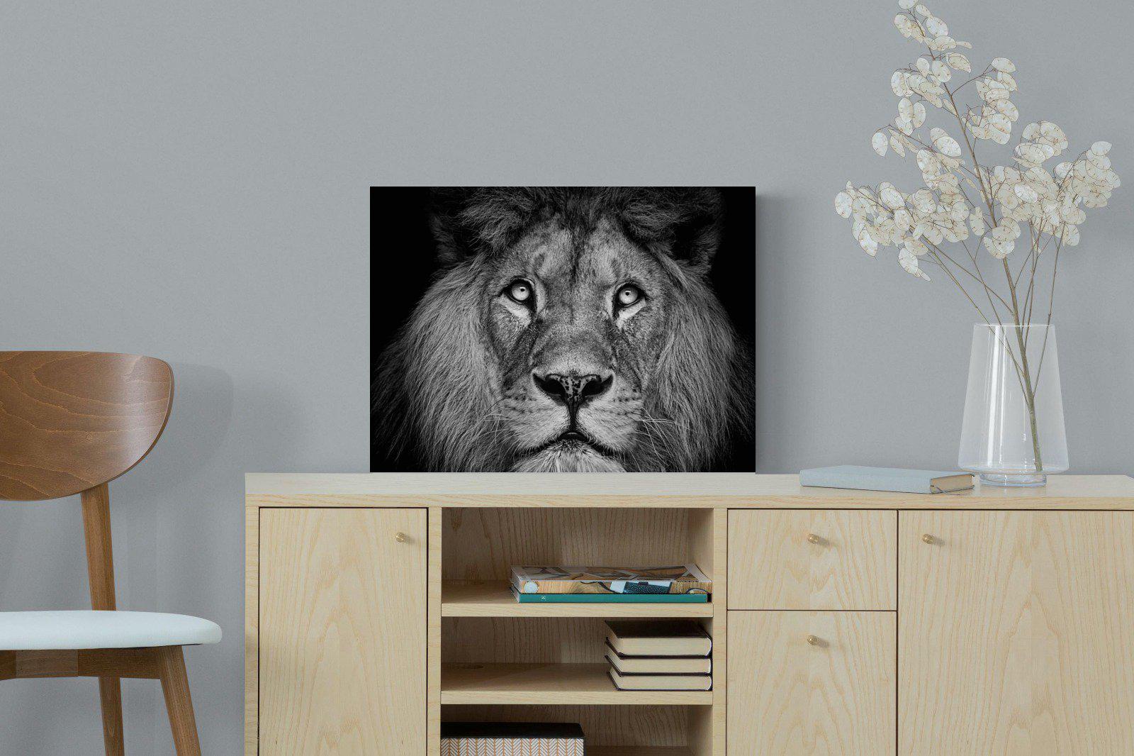 King of the Jungle-Wall_Art-60 x 45cm-Mounted Canvas-No Frame-Pixalot