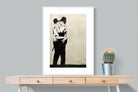 Kissing Coppers-Wall_Art-75 x 100cm-Framed Print-White-Pixalot