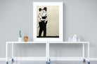 Kissing Coppers-Wall_Art-90 x 120cm-Framed Print-White-Pixalot