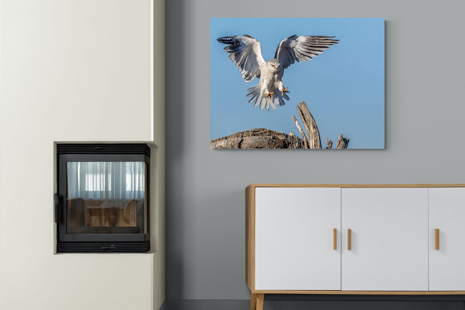 Kite-Wall_Art-100 x 75cm-Mounted Canvas-No Frame-Pixalot