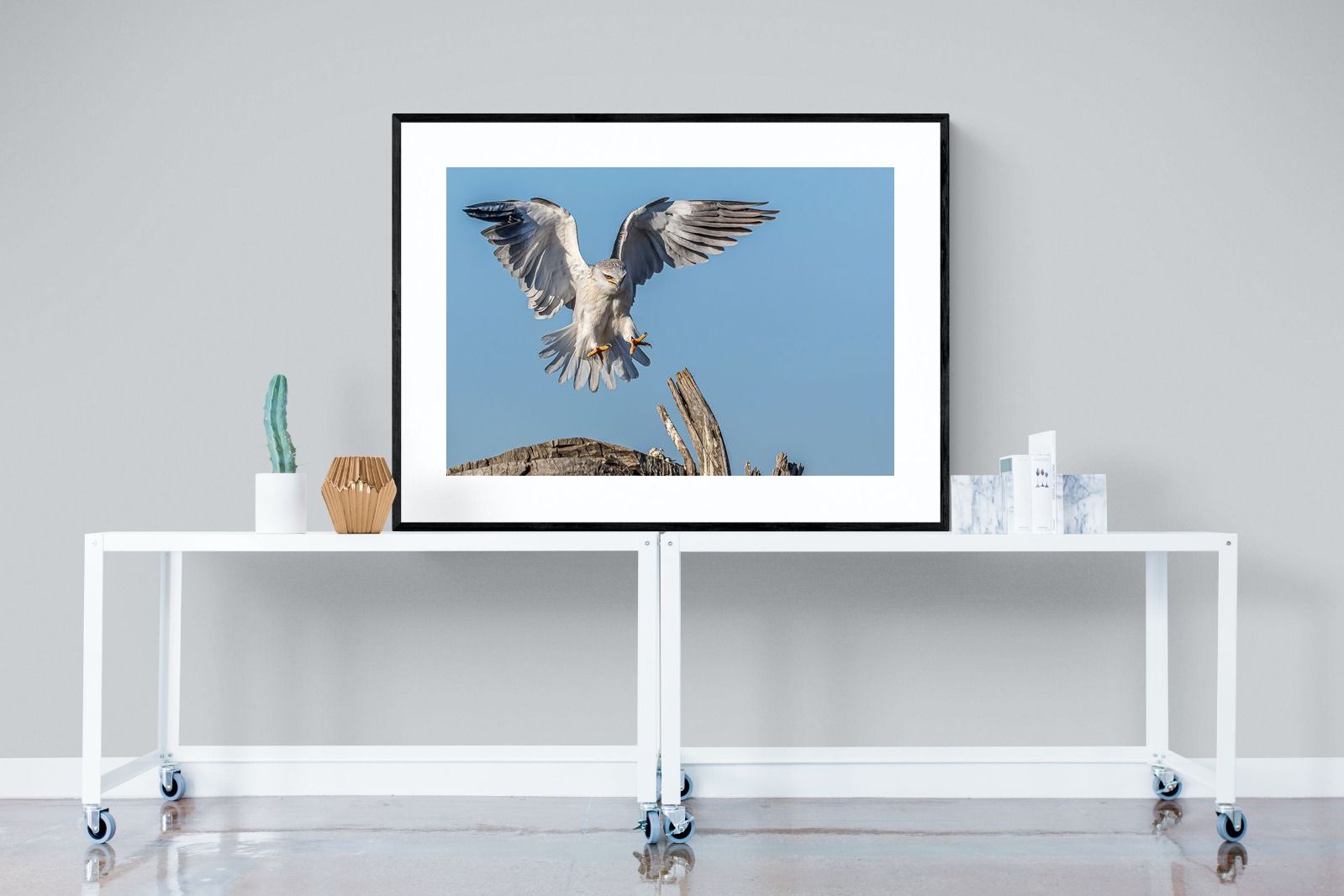 Kite-Wall_Art-120 x 90cm-Framed Print-Black-Pixalot