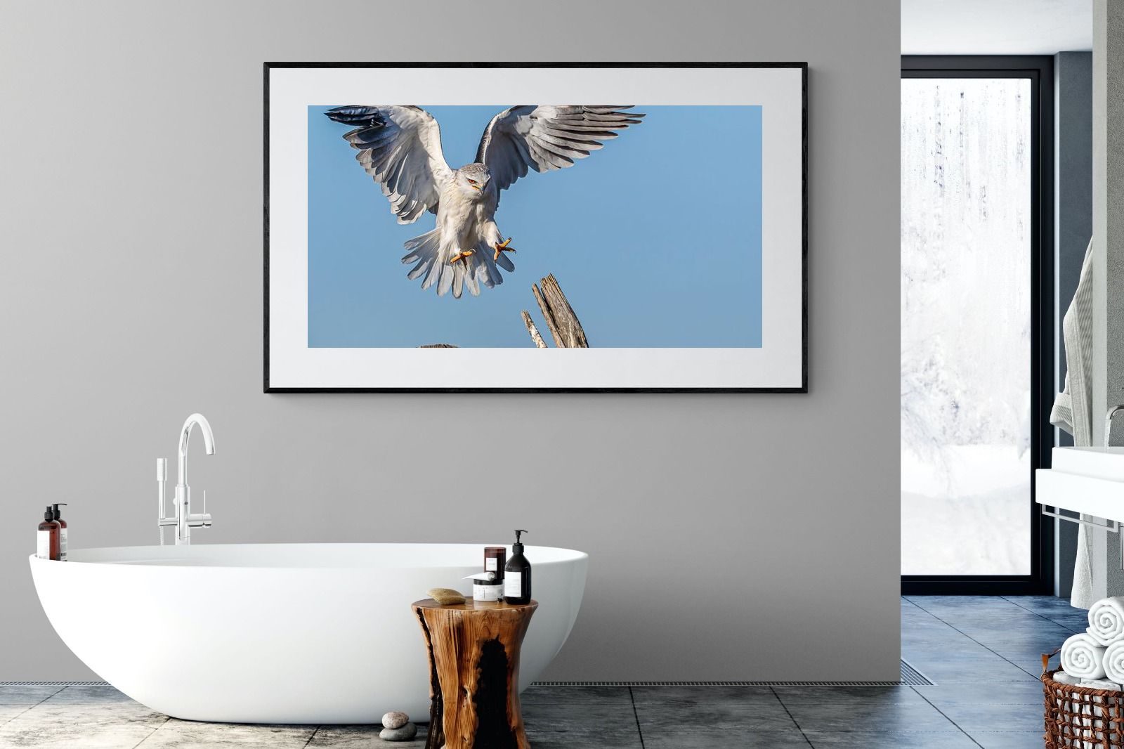 Kite-Wall_Art-180 x 110cm-Framed Print-Black-Pixalot