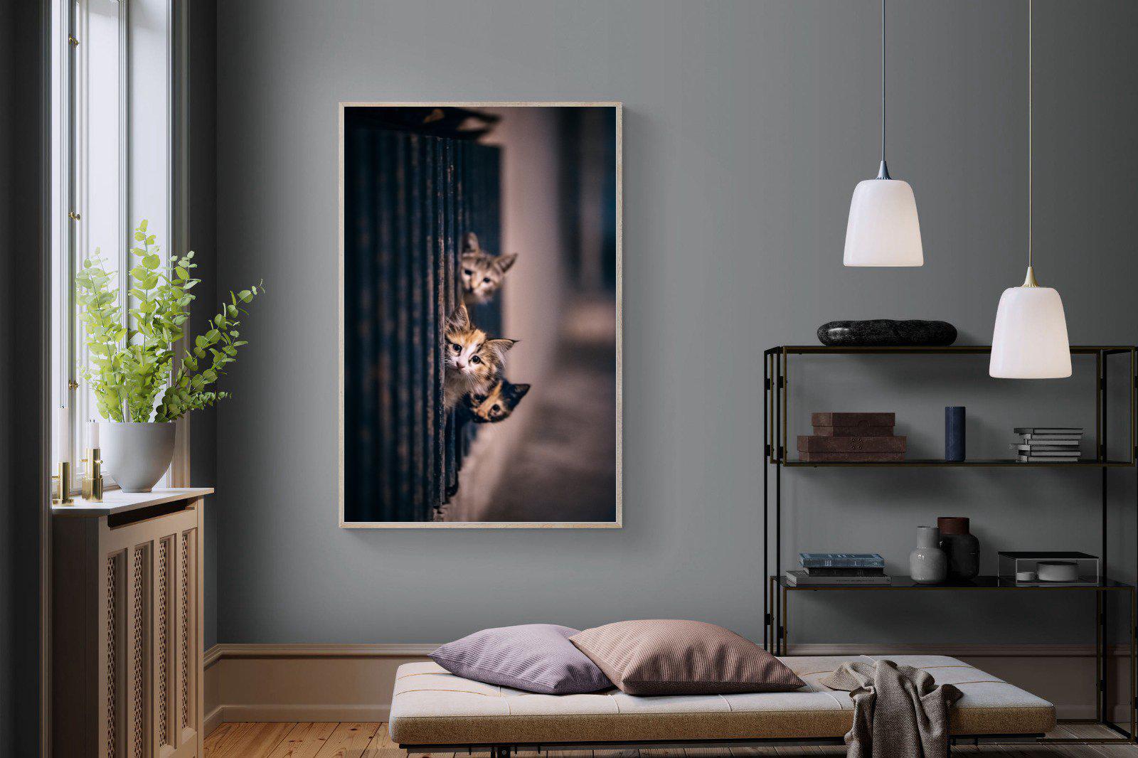 Kitten Call-Wall_Art-120 x 180cm-Mounted Canvas-Wood-Pixalot