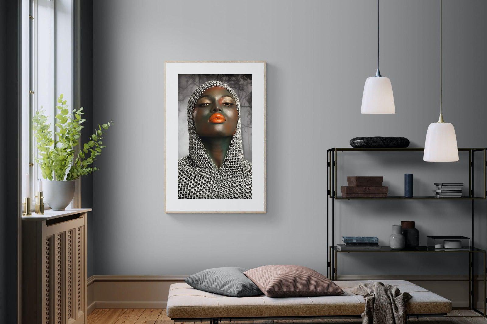 Knight-Wall_Art-100 x 150cm-Framed Print-Wood-Pixalot