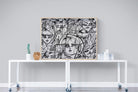 LA Street Art-Wall_Art-120 x 90cm-Mounted Canvas-Wood-Pixalot