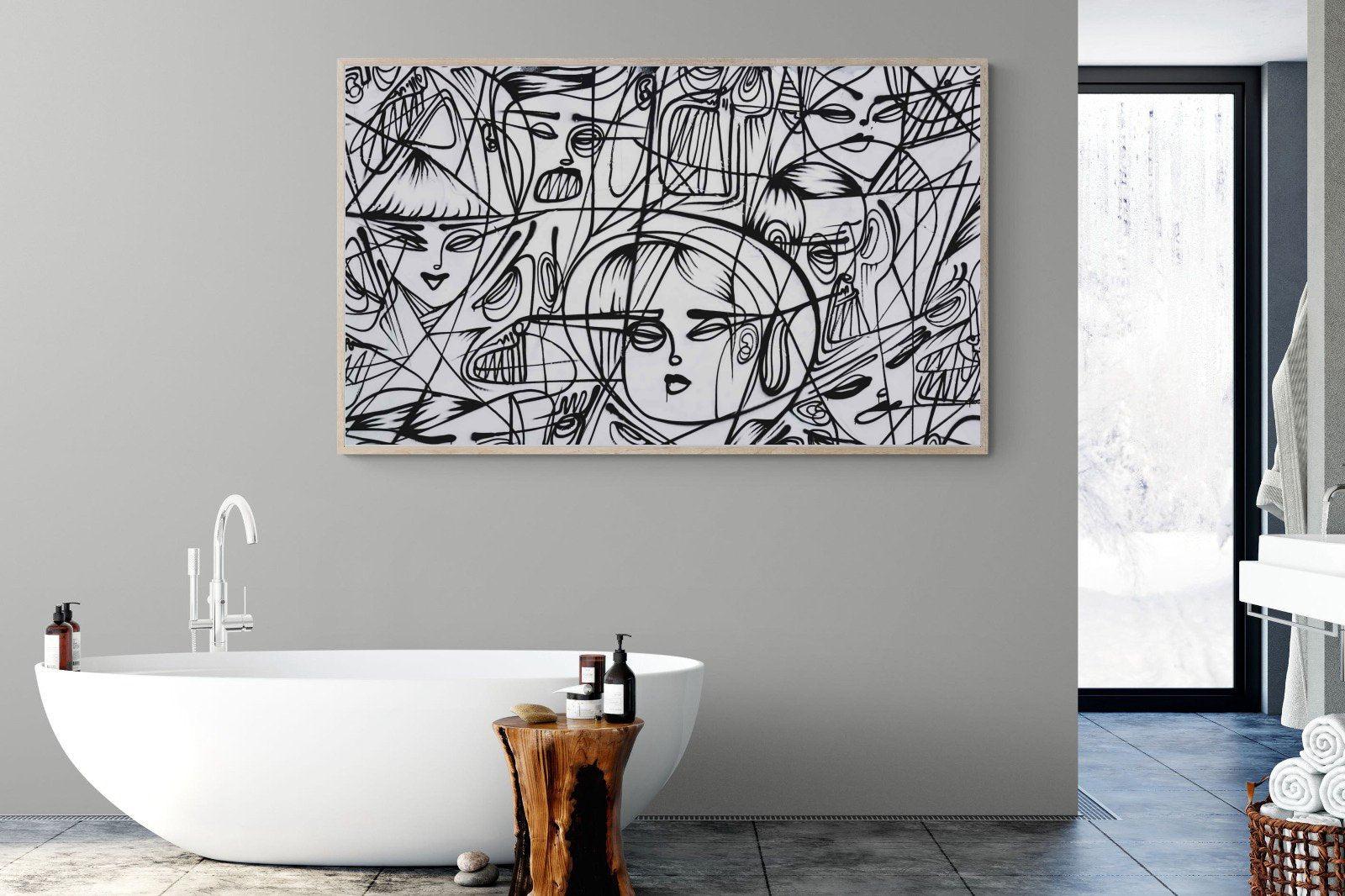 LA Street Art-Wall_Art-180 x 110cm-Mounted Canvas-Wood-Pixalot