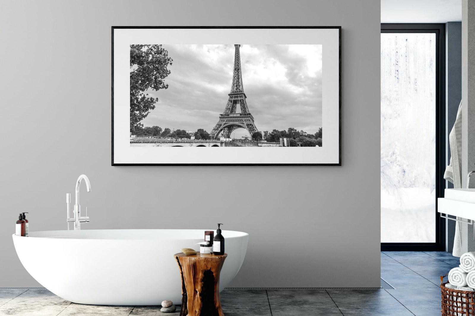 La Dame de Fer-Wall_Art-180 x 110cm-Framed Print-Black-Pixalot