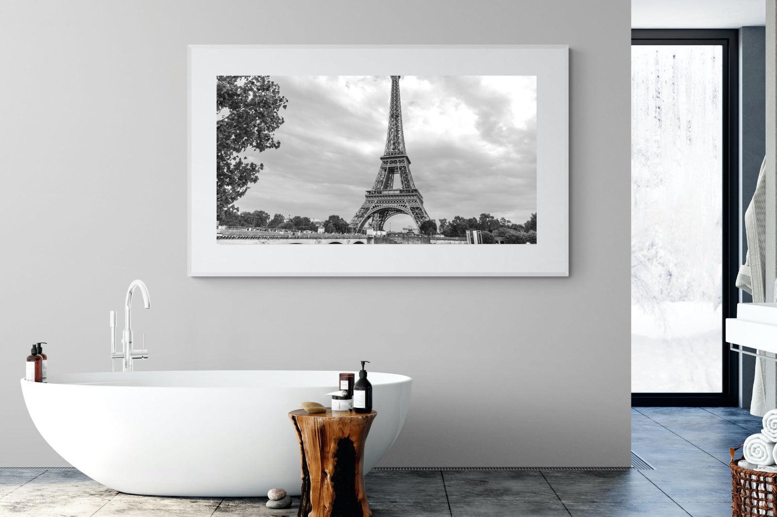 La Dame de Fer-Wall_Art-180 x 110cm-Framed Print-White-Pixalot