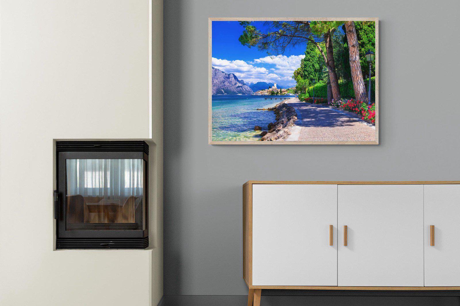 Lago di Garda-Wall_Art-100 x 75cm-Mounted Canvas-Wood-Pixalot