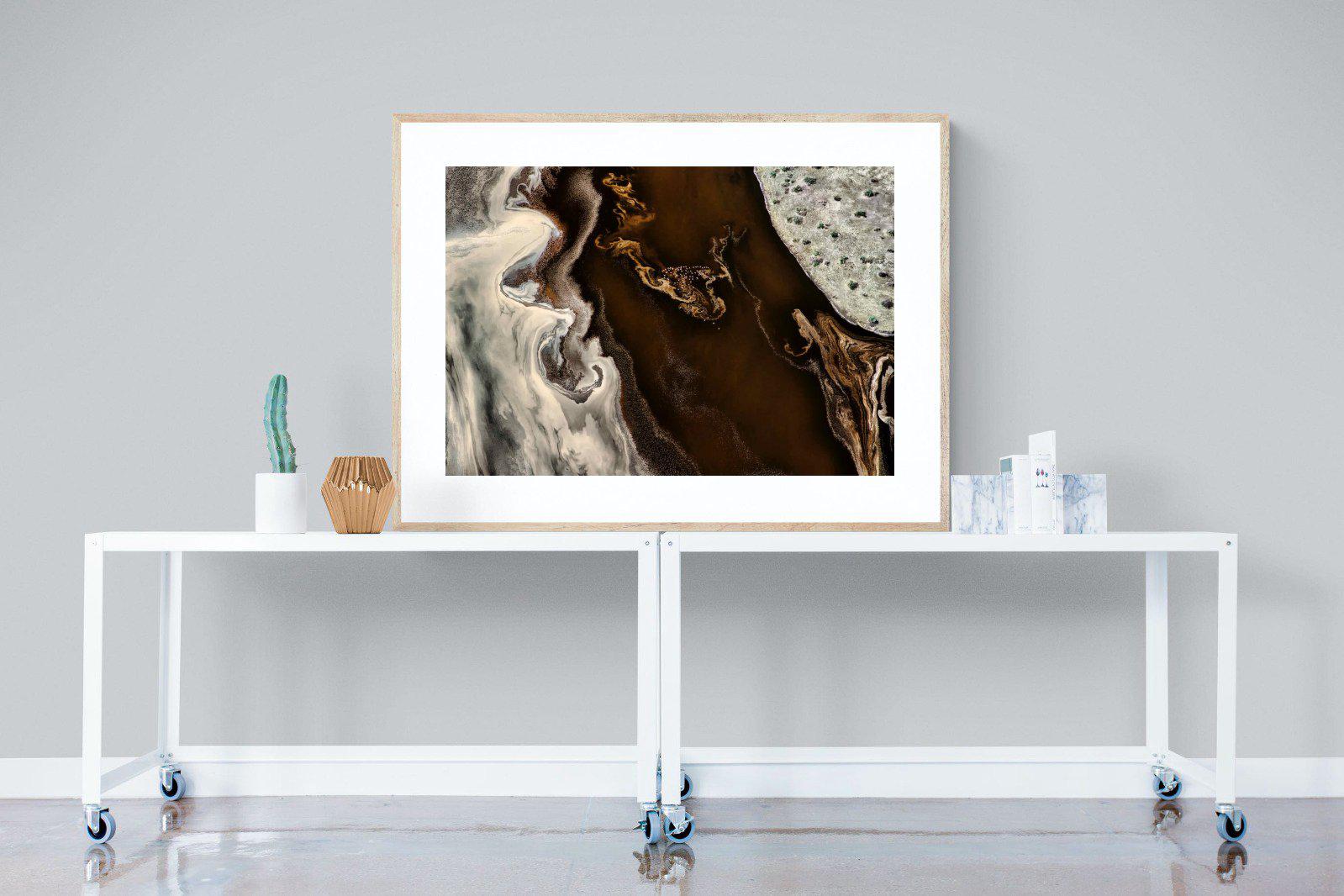 Land of Mocha-Wall_Art-120 x 90cm-Framed Print-Wood-Pixalot