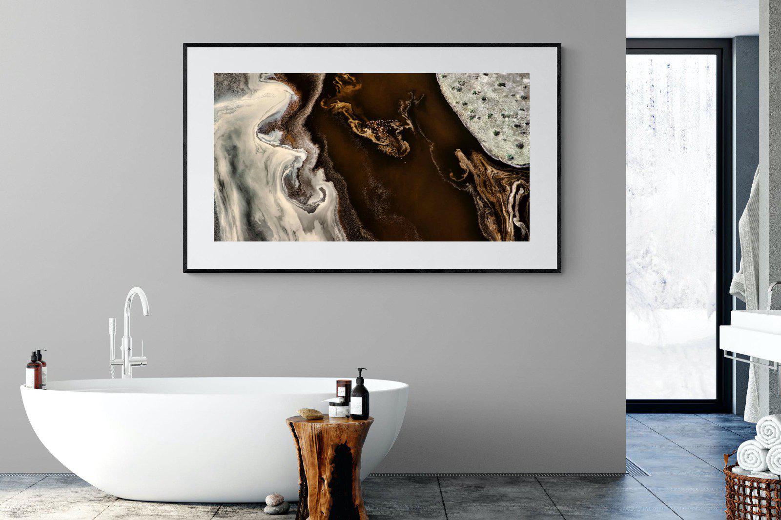 Land of Mocha-Wall_Art-180 x 110cm-Framed Print-Black-Pixalot
