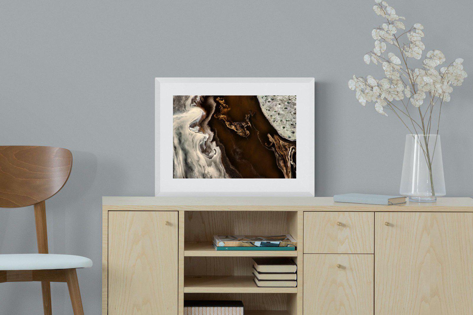 Land of Mocha-Wall_Art-60 x 45cm-Framed Print-White-Pixalot