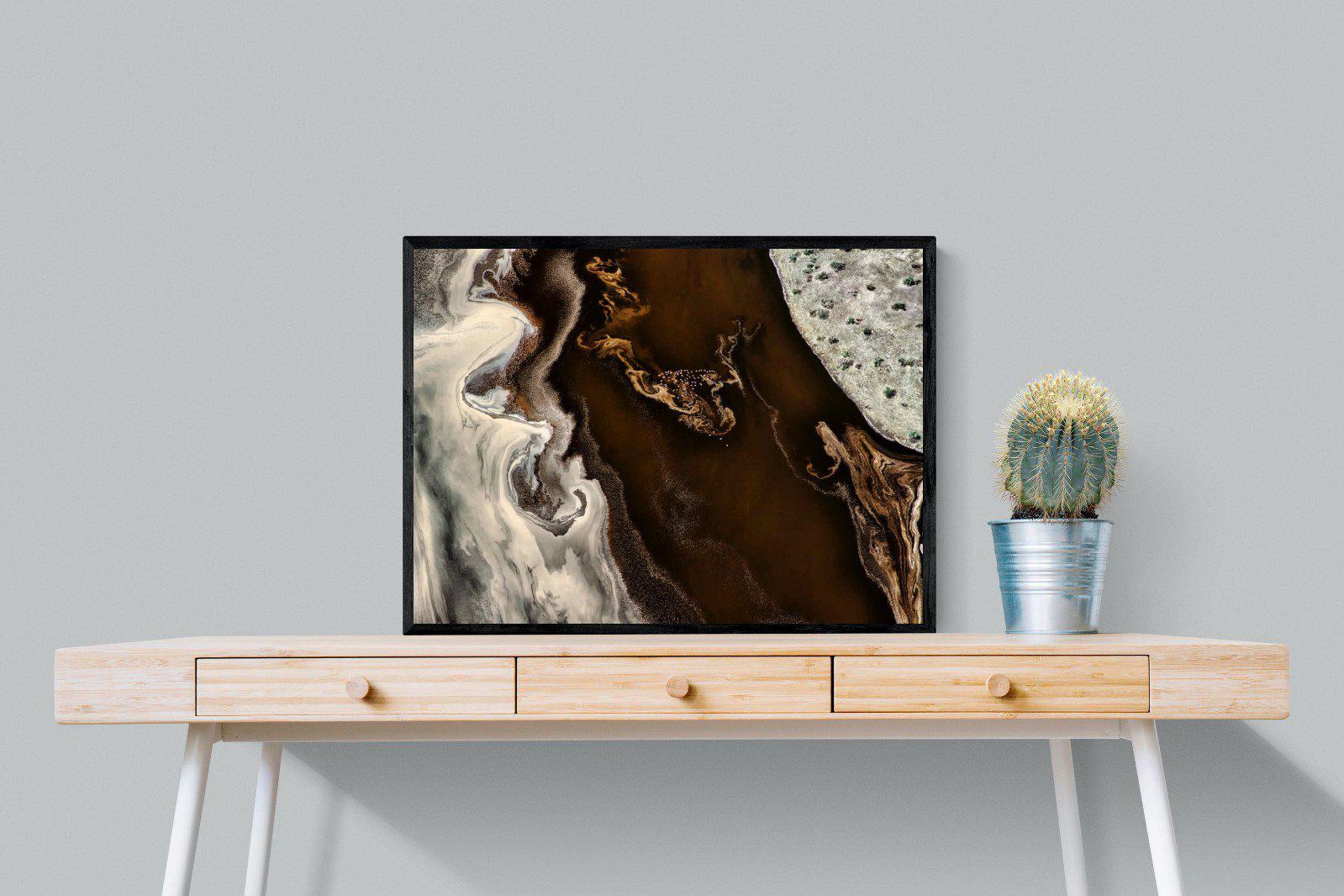 Land of Mocha-Wall_Art-80 x 60cm-Mounted Canvas-Black-Pixalot