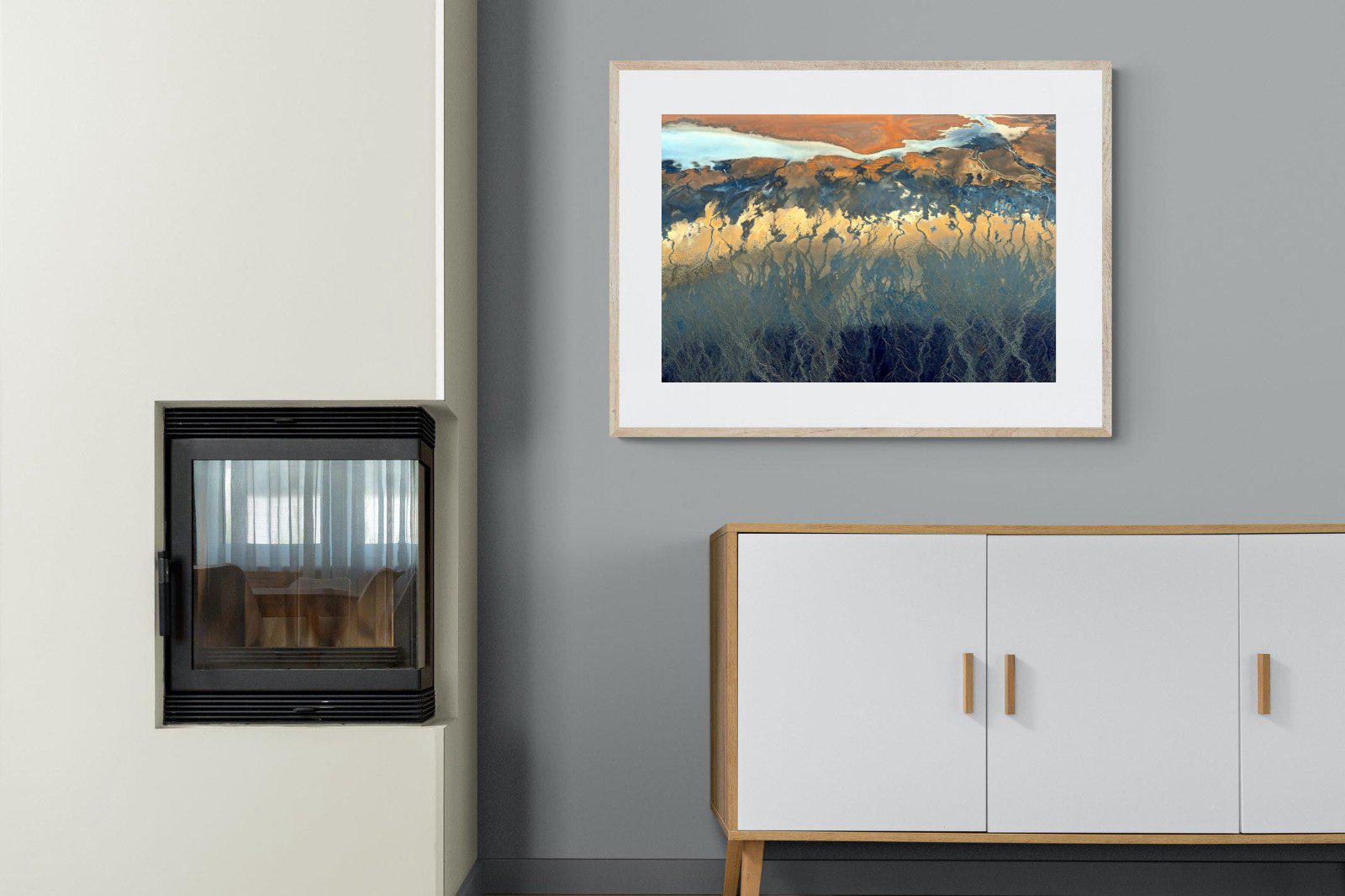 Landscape Colour Palette-Wall_Art-100 x 75cm-Framed Print-Wood-Pixalot