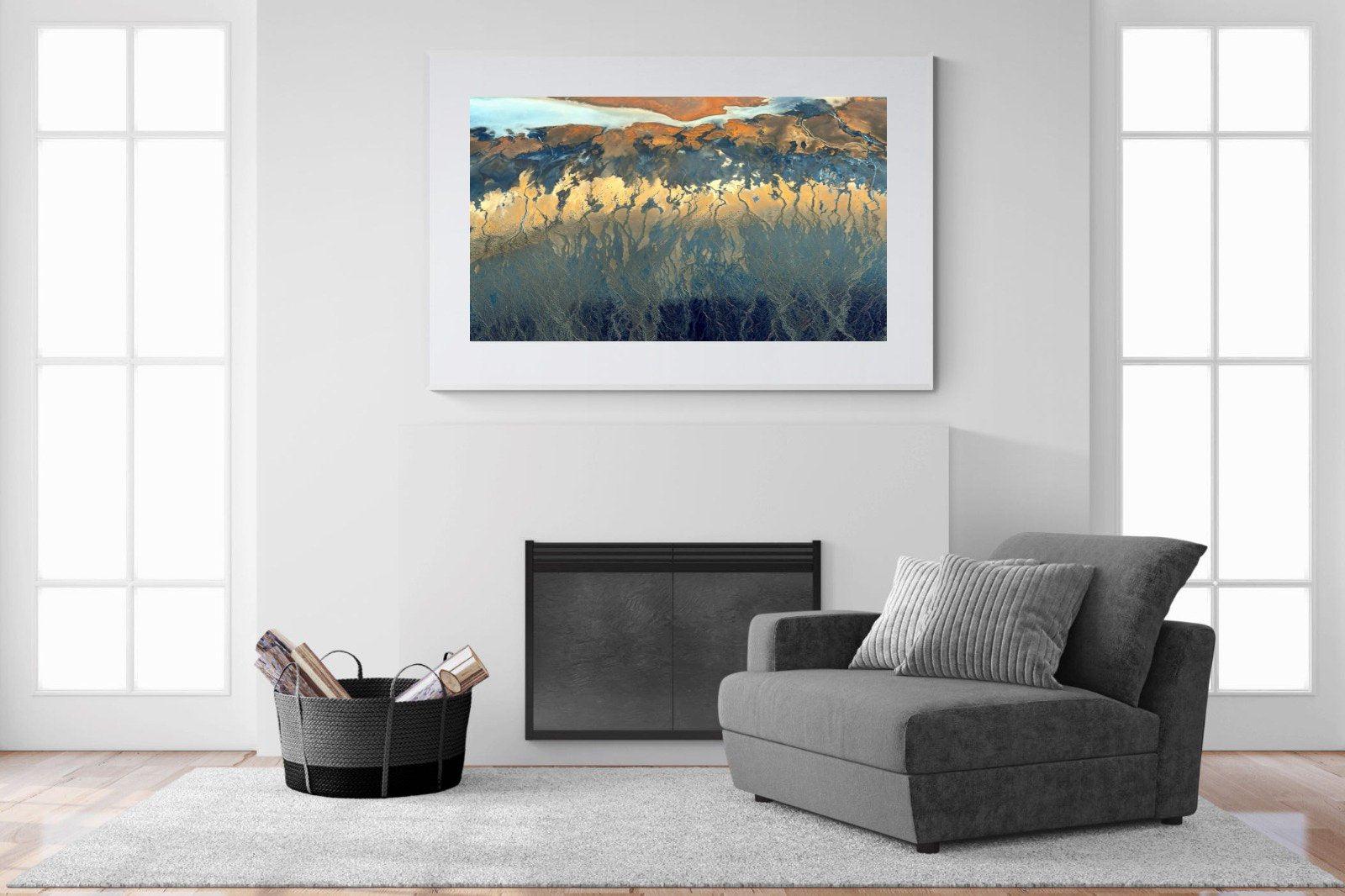 Landscape Colour Palette-Wall_Art-150 x 100cm-Framed Print-White-Pixalot
