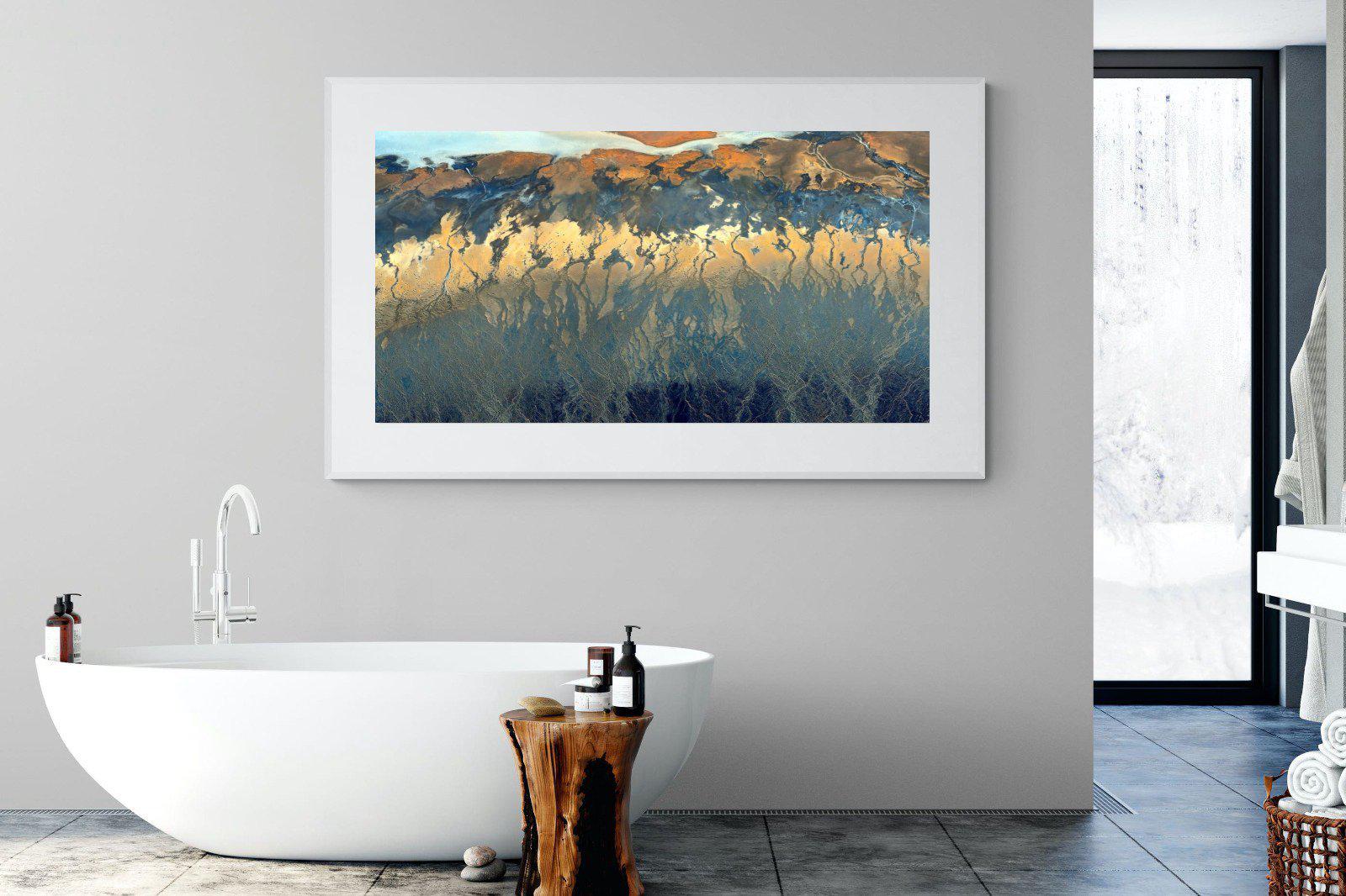 Landscape Colour Palette-Wall_Art-180 x 110cm-Framed Print-White-Pixalot
