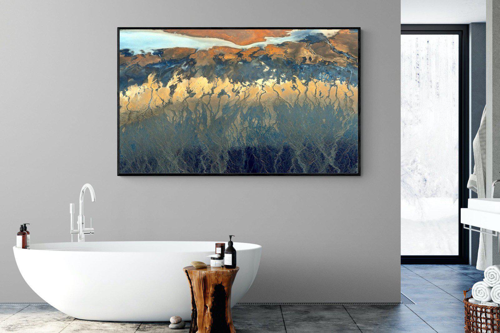 Landscape Colour Palette-Wall_Art-180 x 110cm-Mounted Canvas-Black-Pixalot